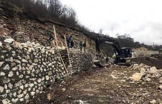 Ereğli-Devrek karayolunda çalışmalar devam ediyor