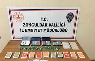 Ereğli’de sokağa çıkma kısıtlamasında kumar...