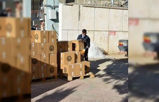 Ergani Belediyesi taziye paketi uygulamasını hayata...