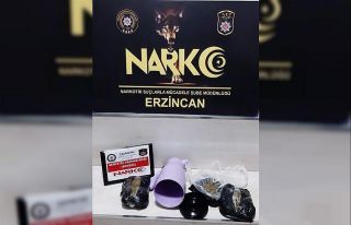 Erzincan’da 466,62 gram bonzai ele geçirildi