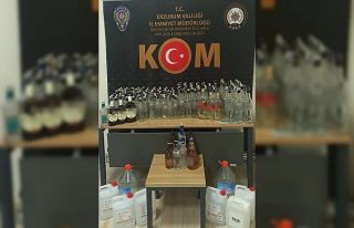 Erzurum’da kaçak içki operasyonu: 1 tutuklama