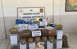 Erzurum’da kaçak tütün operasyonu