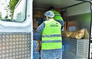 Esenyurt’ta Covid tedavisi görenlere gıda yardımı...