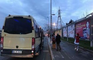 Esenyurt’ta minibüste yine aynı manzara