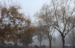 Eskişehir’in yüksek kesimlerinde sis hâkim