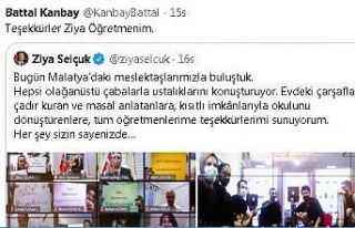 Evdeki imkanları okula dönüştürenlere teşekkür