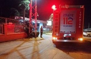 Fabrikada lazer yazıcıdan çıkan yangın korkuttu