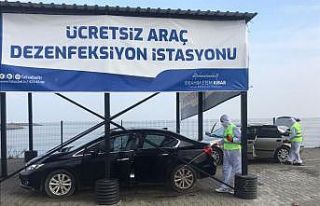 Fatsa’da 8 ayda 15 bin 500 araç dezenfekte edildi