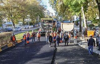 Fevzi Çakmak bulvarının 20 yıllık asfaltı yenileniyor