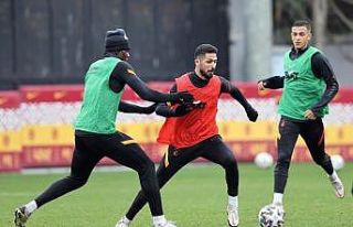 Galatasaray’da Falcao takımla birlikte çalıştı