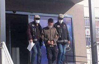 Gaspçı saklandığı evde yakalandı