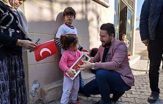Gaziantep kırsalındaki öğrencilere Ronaldo forması