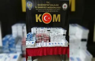 Gaziantep’te 2 bin 580 paket kaçak sigara ele geçirildi