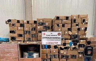 Gaziantep’te 315 bin TL değerinde gümrük kaçağı...