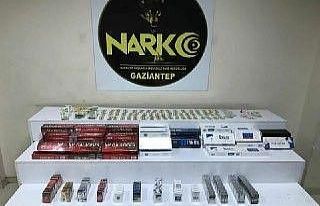 Gaziantep’te 63 şüpheli şahsa uyuşturucudan...