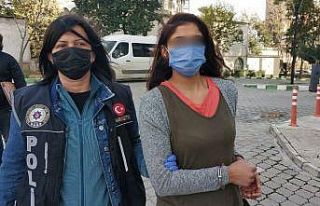 Genç kadın uyuşturucu ticaretinden gözaltına...