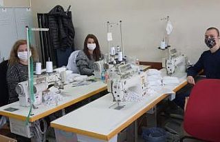 Giresun Halk Eğitim Merkezi 1.5 milyon maske üretti