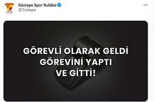 Göztepe’den imalı paylaşım