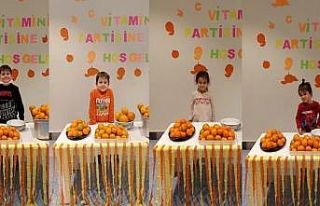 Gündüz Çocuk Bakımevi’nde C vitamini partisi