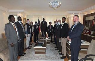 Güney Sudan Büyükelçiliğinden SANKON’a ziyaret