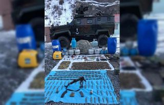 Hakkari’de cephanelik ele geçirildi