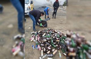 Hakkari’de mezarlığa bira şişelerinin atılmasına...