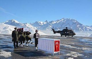 Hakkari’de şehit Özbent için tören düzenlendi
