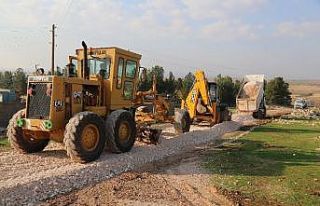 Haliliye kırsalında yeni yapılan yollar hizmete...