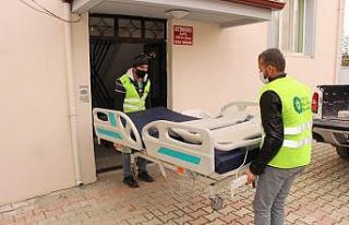 Hasta yatakları ayaklarına geldi