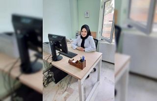 Hastaneye atanan diş tabibi görevine başladı