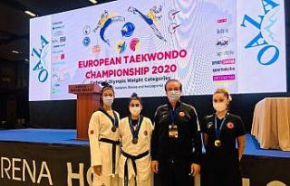 Hatice ve Nafia’dan gümüş, İkra’dan bronz...