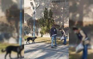 Hayvanların kısıtlamadan etkilenmemesi için polis...