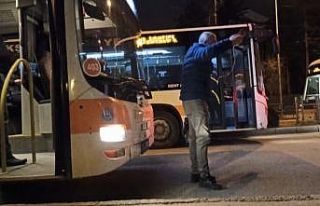 HES kodu kartına tanımlı olmayan yolcu otobüsün...