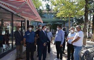 Hüyük’te kaymakam ve belediye başkanı korona...