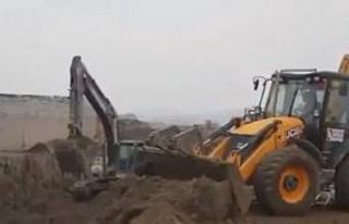 Iğdır’da başlatılan kanalizasyon ana kollektör...