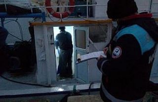 İğneada’da balıkçılar denetlendi