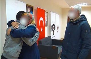 İkna edilen örgüt mensubu ailesiyle buluştu