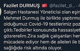 İl Milli Eğitim Müdürü Durmuş korona virüse...