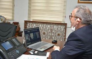 İl Müdürü Akyol, öğretmenlerle telekonferans...