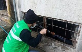 İlaçlama ekipleri haşereyle mücadeleye devam ediyor