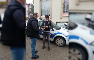 İlçe halkının ateşi drone ile ölçüldü