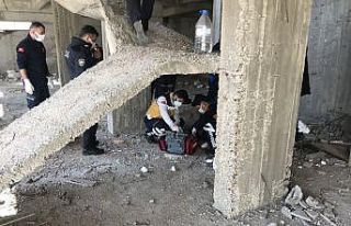 İnşaat boşluğunda ölü bulundu