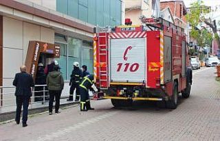 İş hanının elektrik panosunda çıkan yangın...