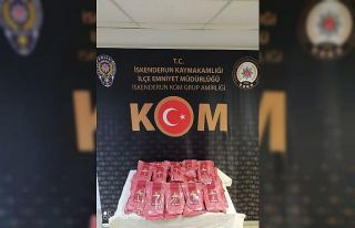 İskenderun’da 69 kilo bandrolsüz nargile tütünü...