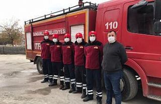 İtfaiye personeline kışlık elbise