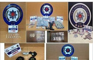İzmir polisinden uyuşturucu maddeye geçit yok