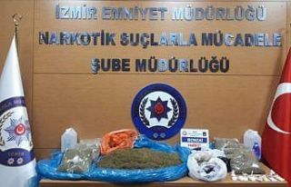 İzmir’de uyuşturucu operasyonu: 15 kilo bonzai...