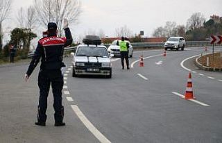 Jandarma 74 devriye 224 personelle uygulama yaptı