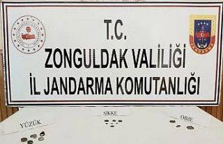 Jandarmadan kaçak kazı operasyonu: Tarihi eserler...