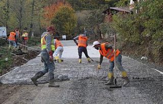 Kabaceviz Mahallesi’nde beton yol sevinci